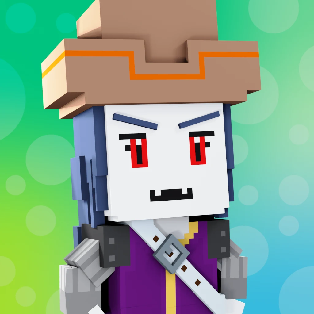 Pirate #7582 voxel render