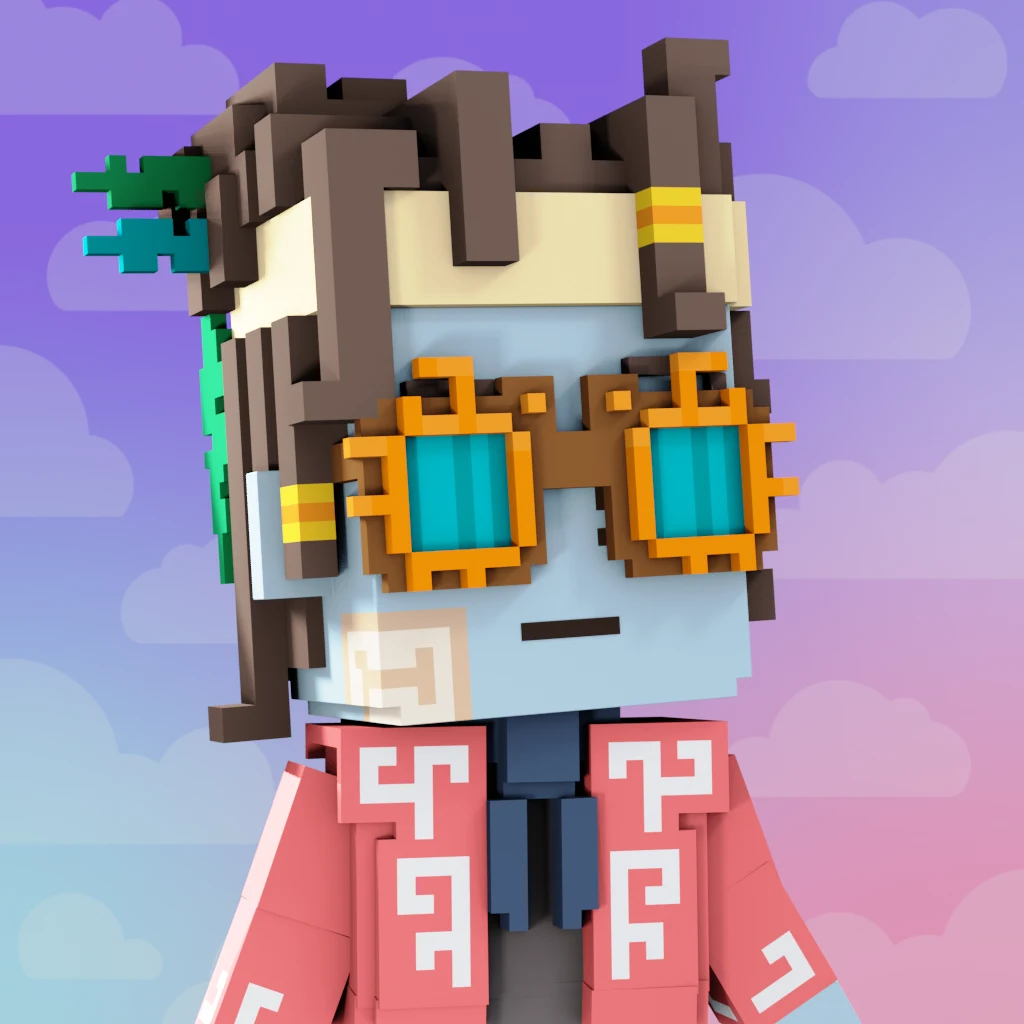 Pirate #7583 voxel render
