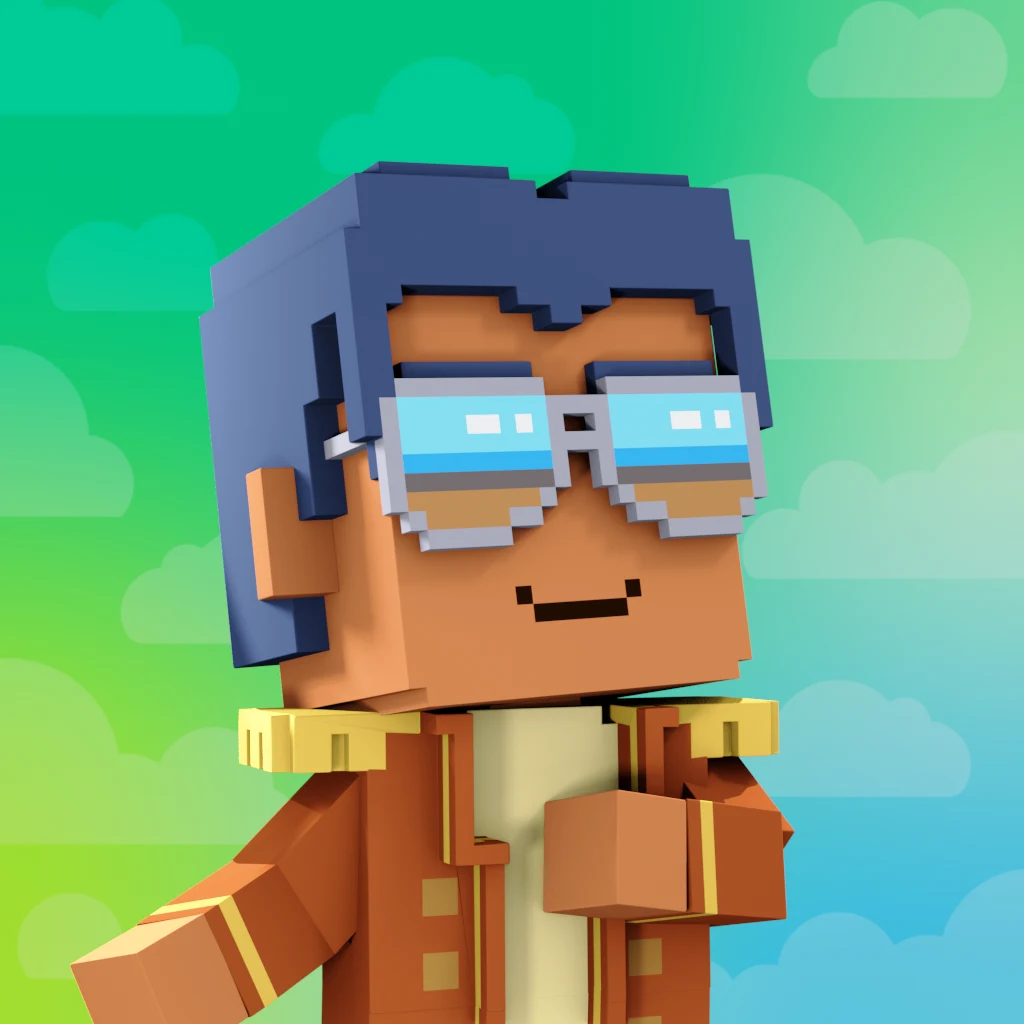 Pirate #7584 voxel render