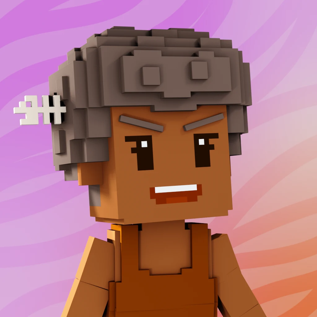 Pirate #7585 voxel render
