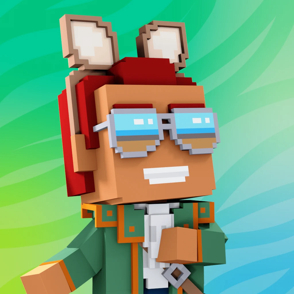 Pirate #7588 voxel render
