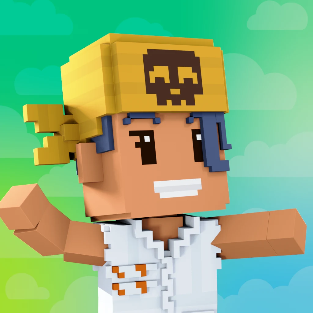Pirate #759 voxel render
