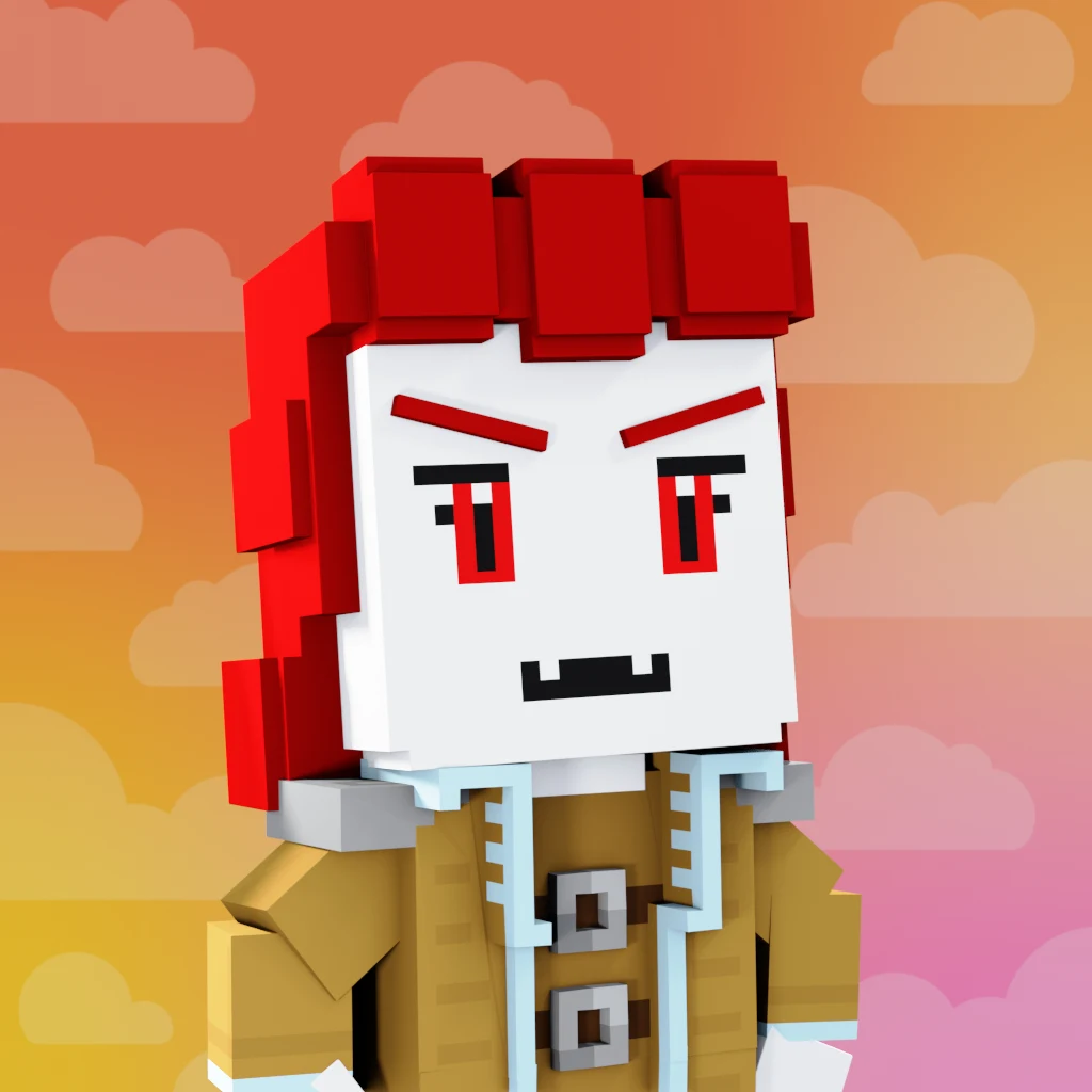 Pirate #7593 voxel render