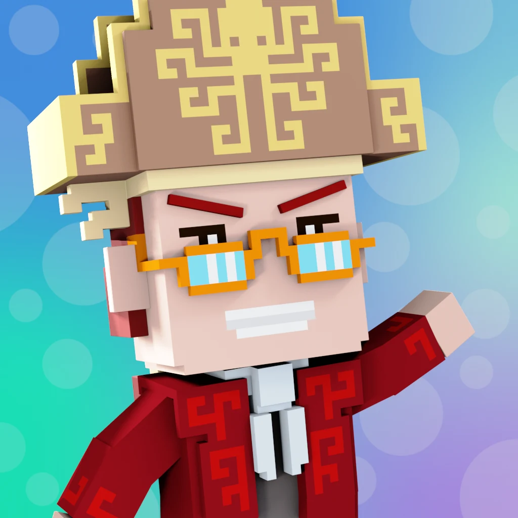 Pirate #7594 voxel render