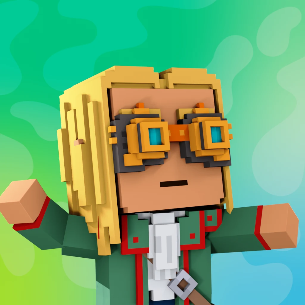 Pirate #7598 voxel render