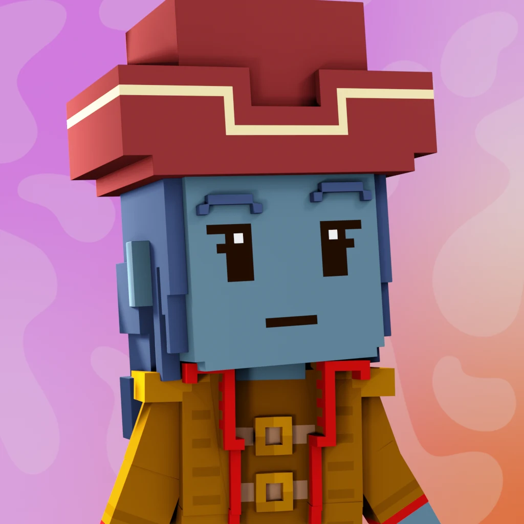 Pirate #760 voxel render