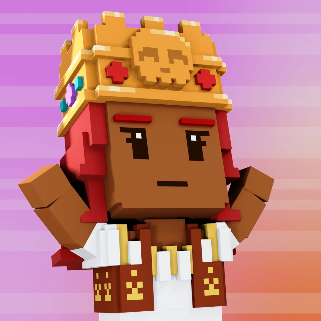 Pirate #7602 voxel render