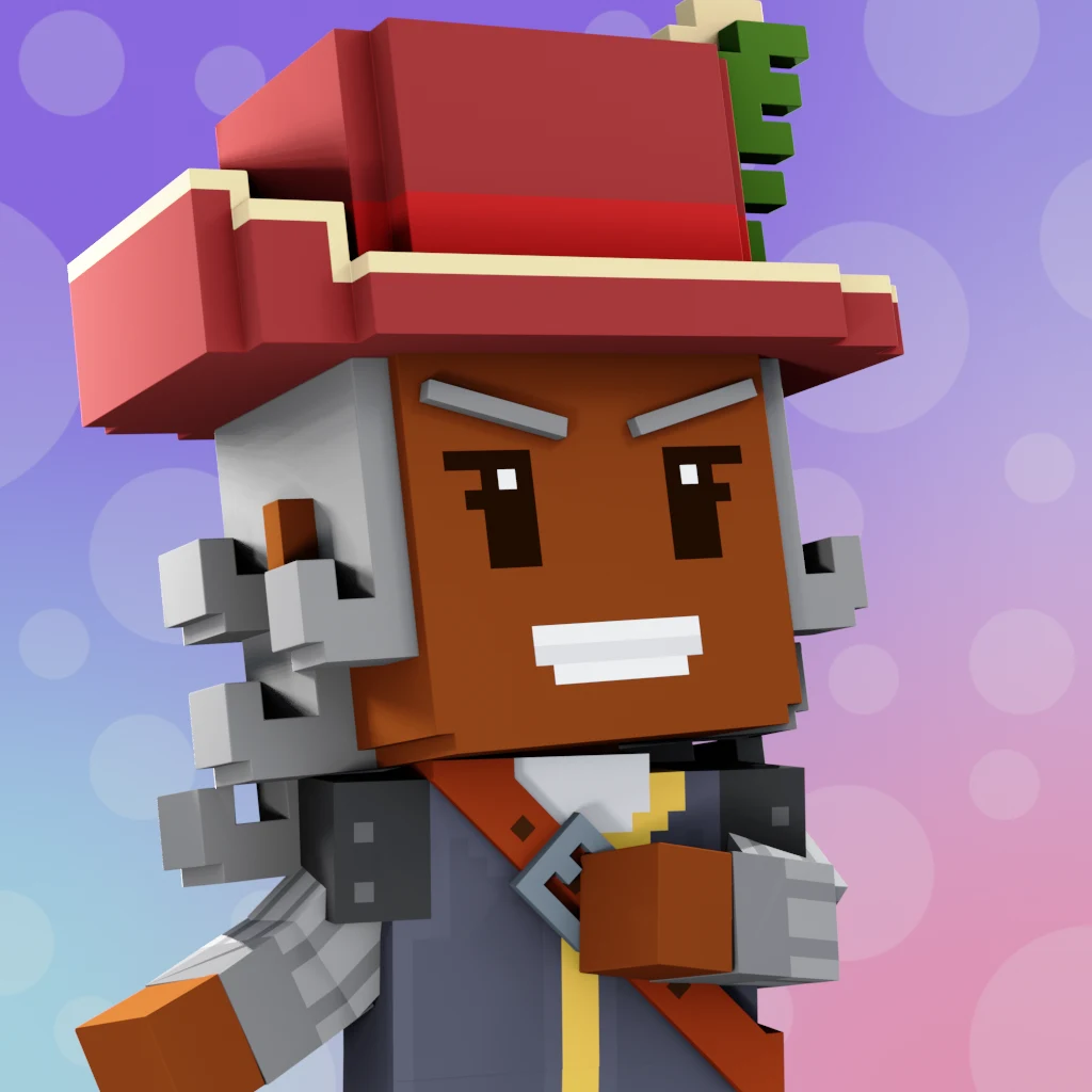 Pirate #7603 voxel render