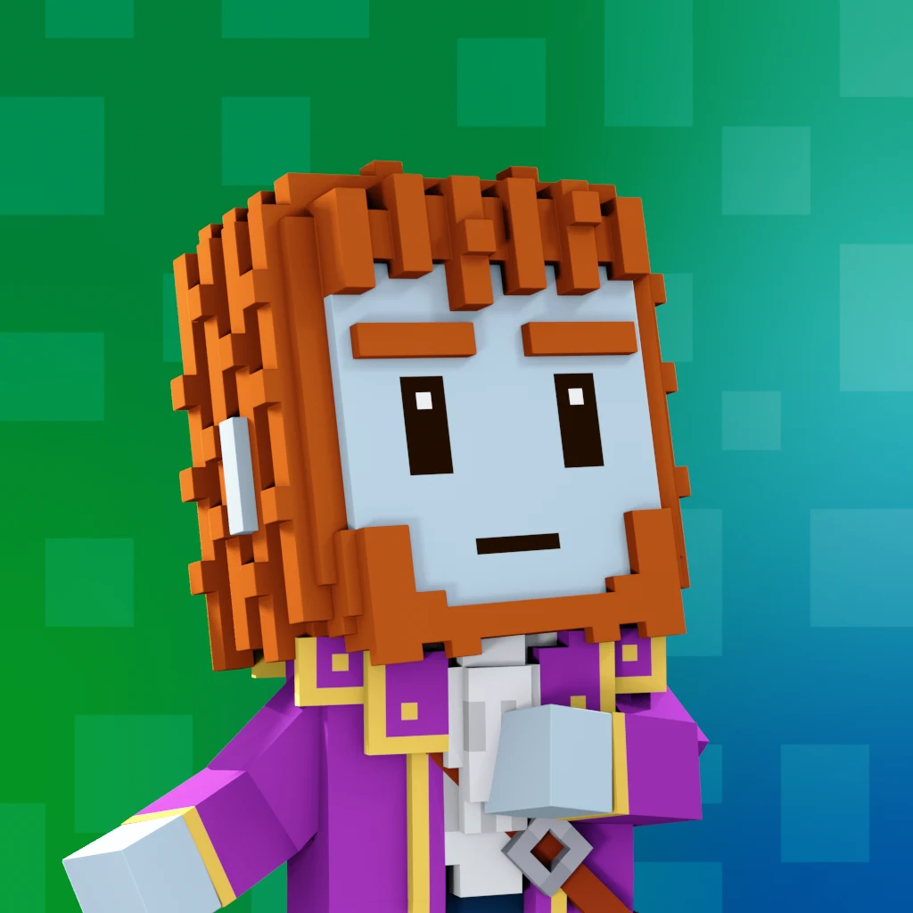Pirate #7611 voxel render
