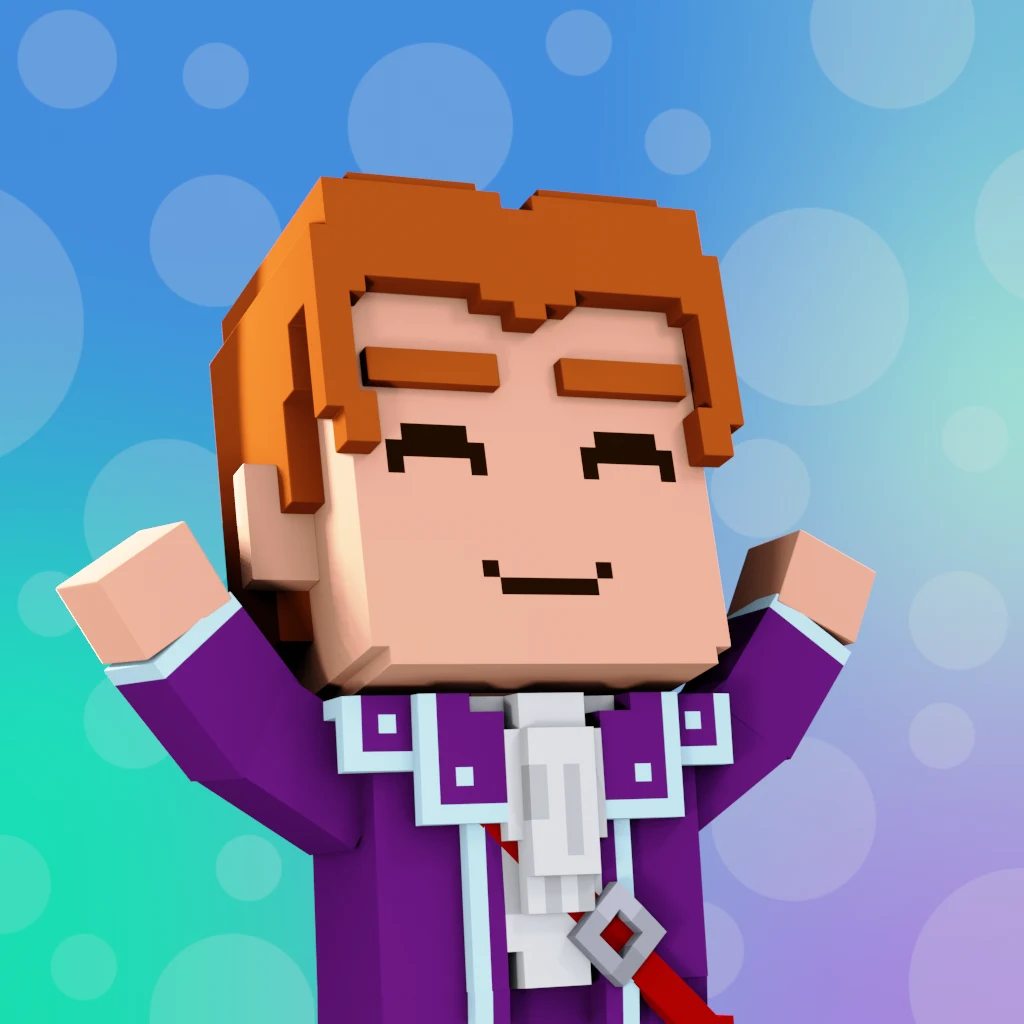Pirate #7614 voxel render