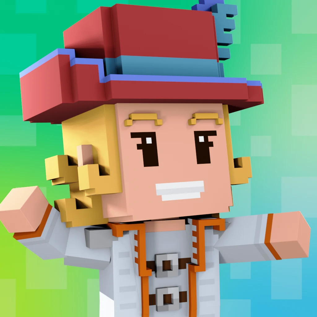Pirate #7616 voxel render