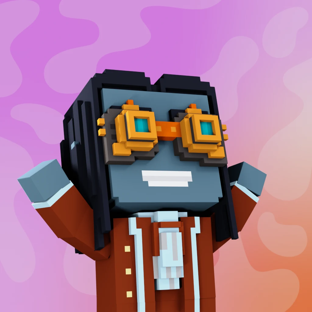 Pirate #7618 voxel render