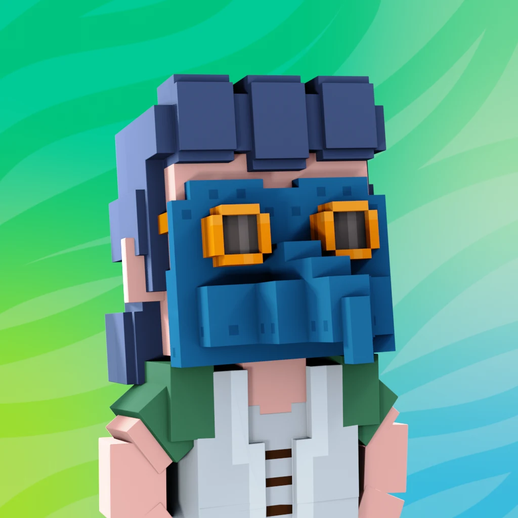 Pirate #7620 voxel render