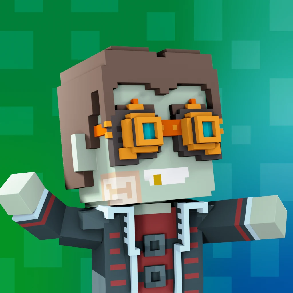 Pirate #7622 voxel render