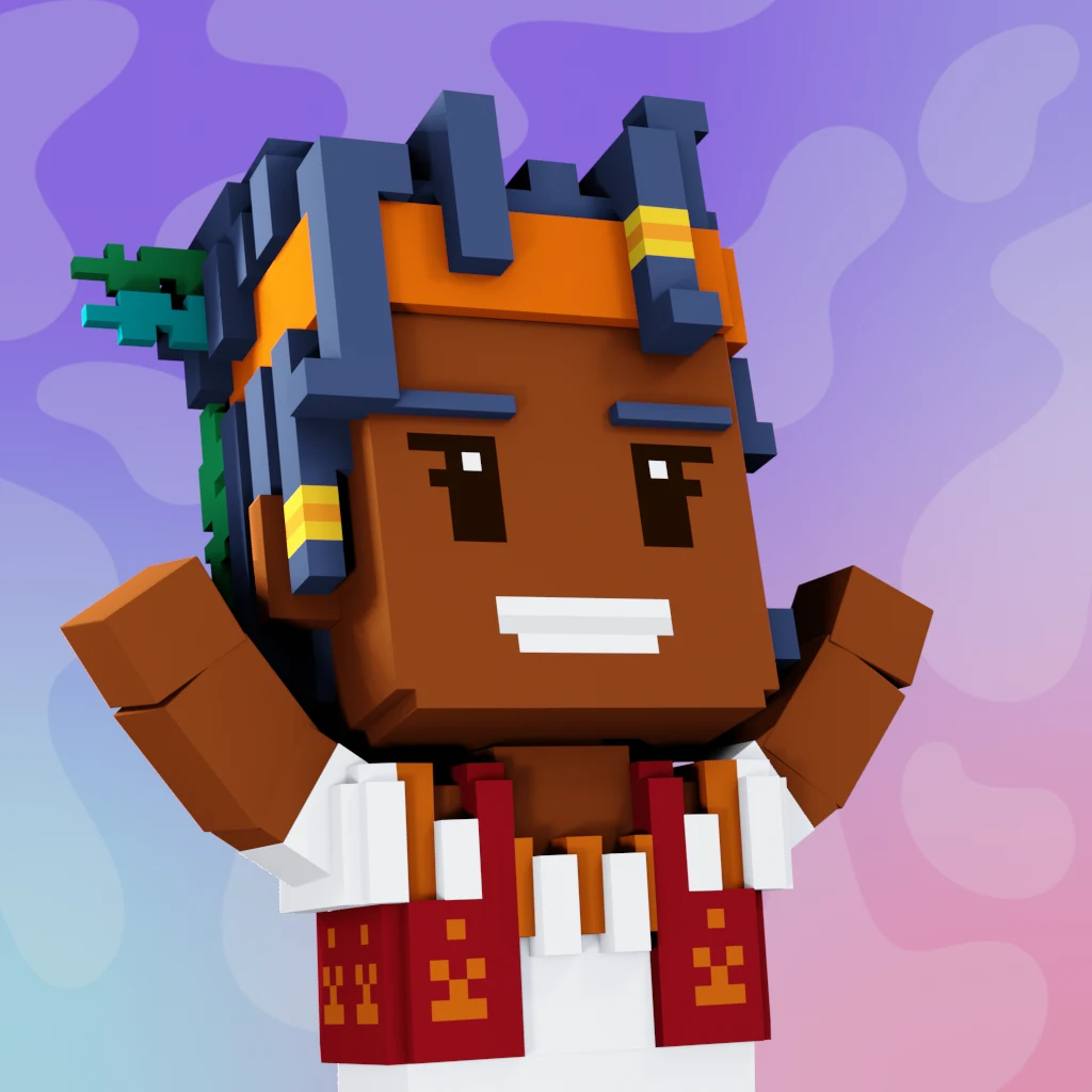 Pirate #7625 voxel render