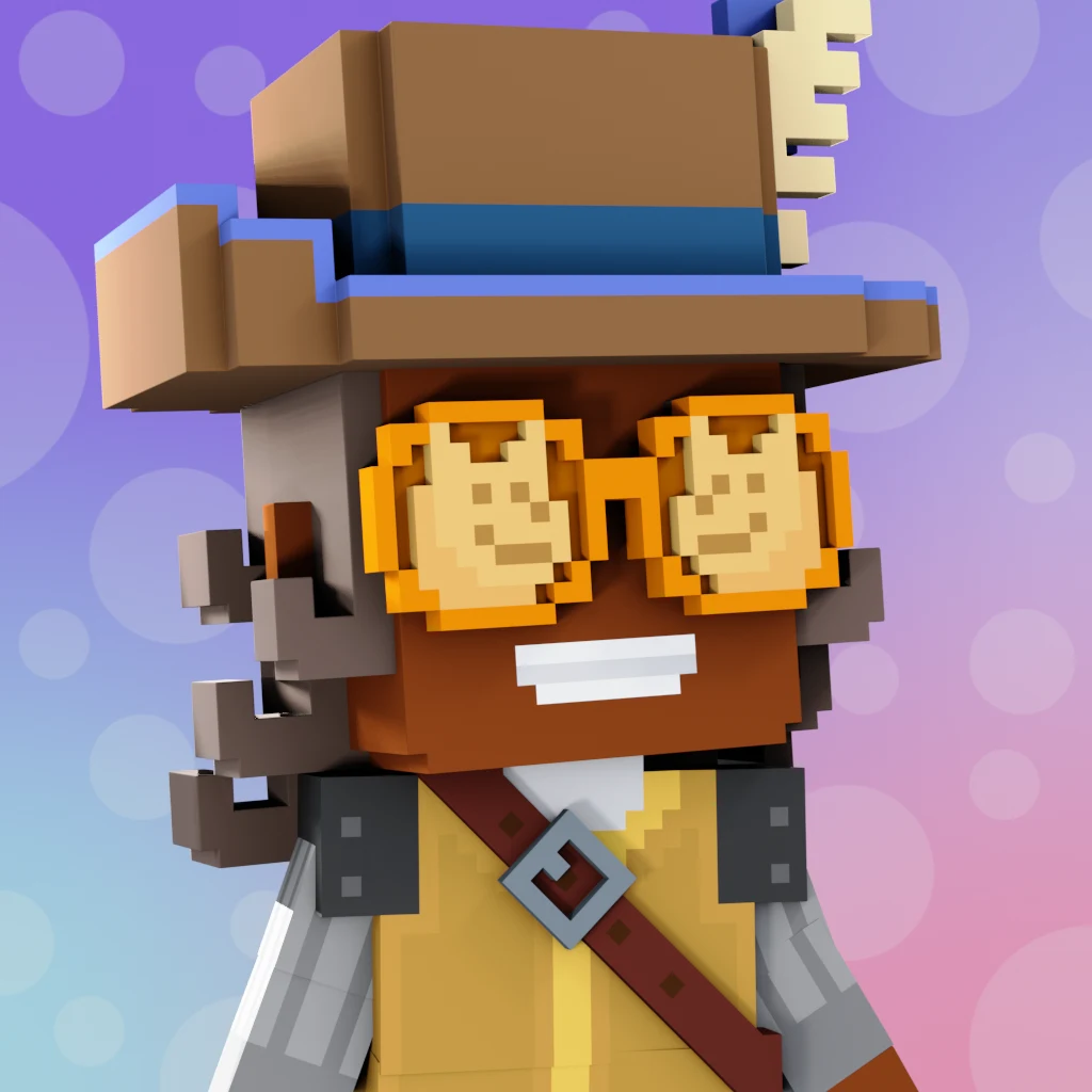 Pirate #7629 voxel render