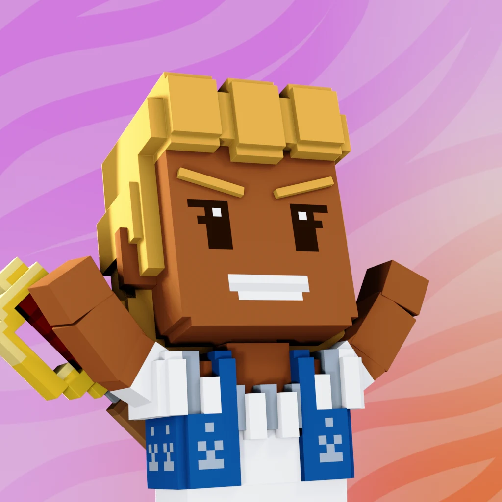 Pirate #7630 voxel render