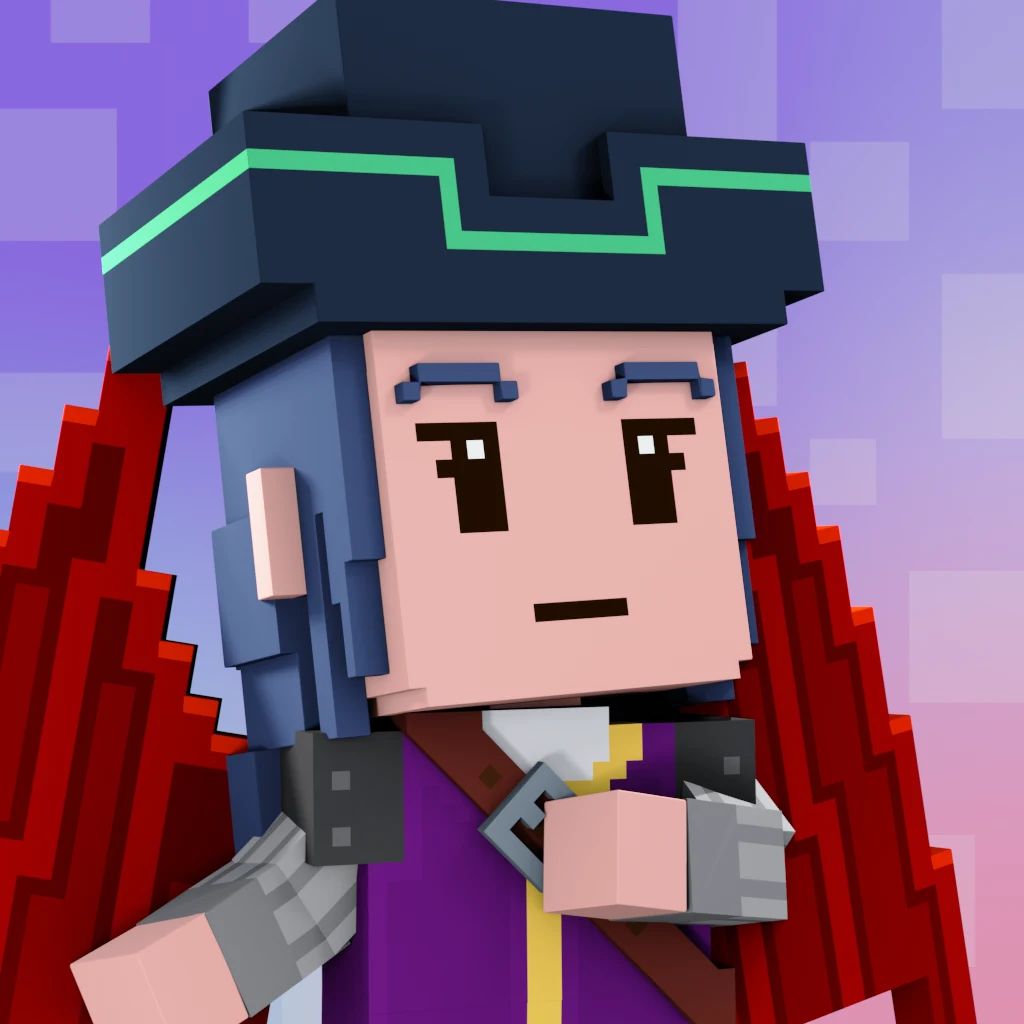 Pirate #7634 voxel render
