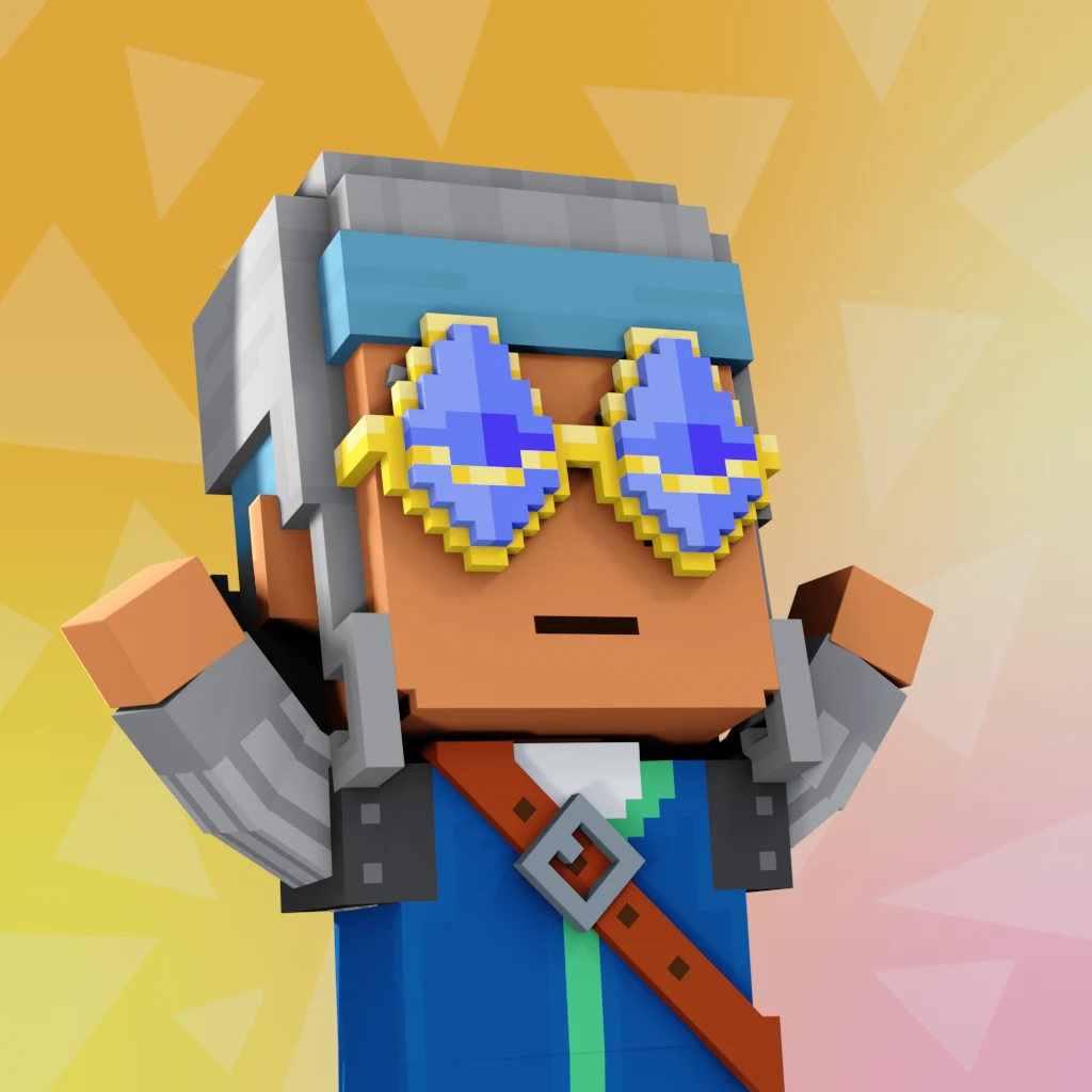 Pirate #7637 voxel render