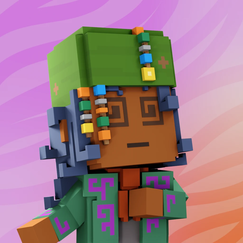 Pirate #7638 voxel render