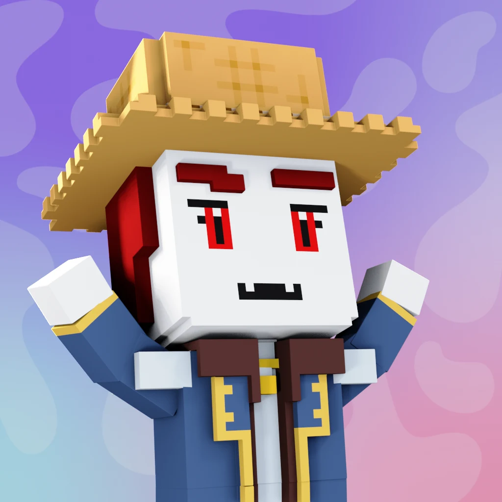 Pirate #7639 voxel render