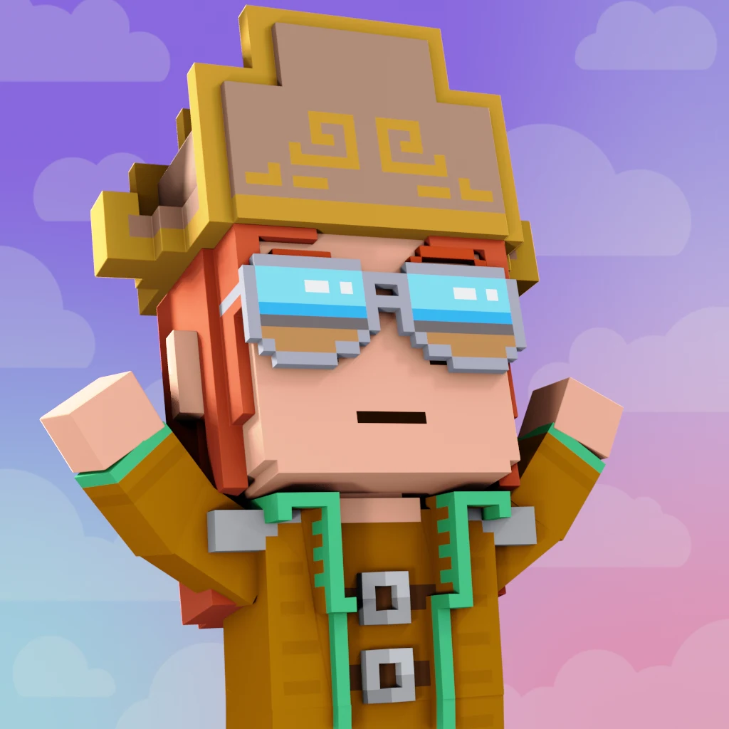 Pirate #7644 voxel render