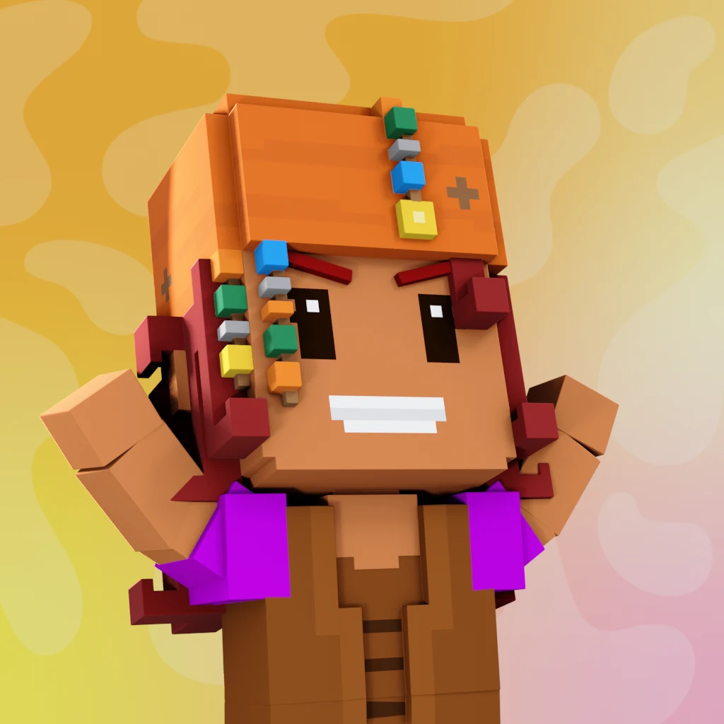 Pirate #7646 voxel render