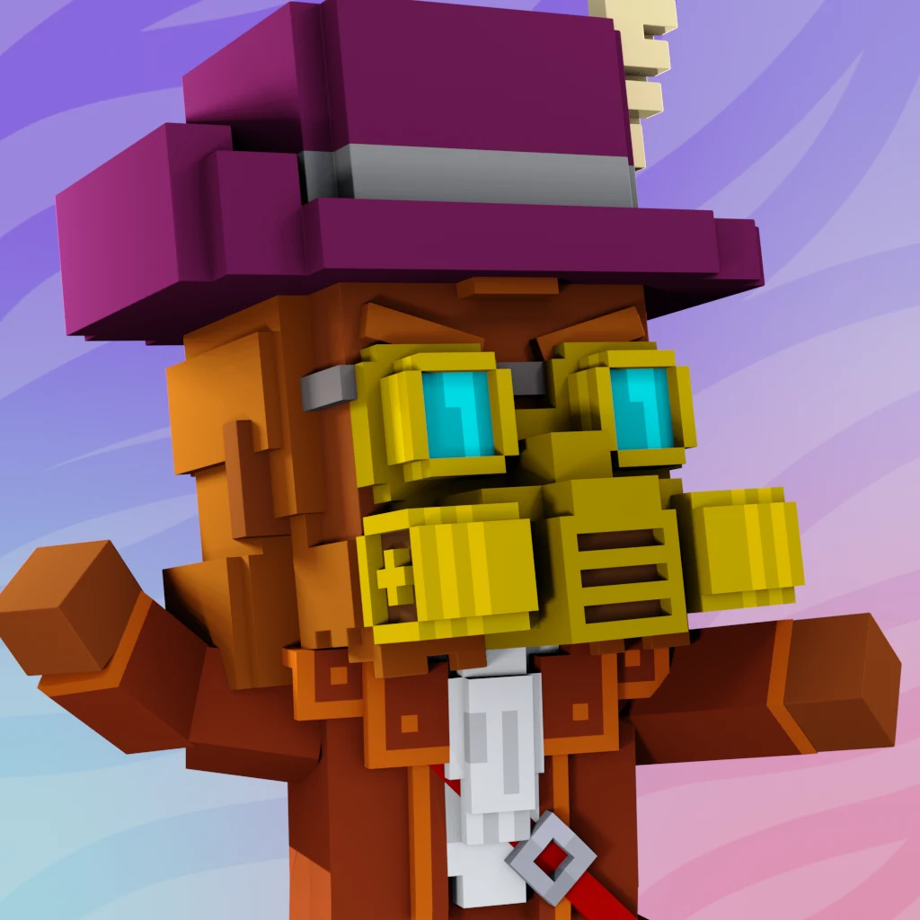 Pirate #7647 voxel render