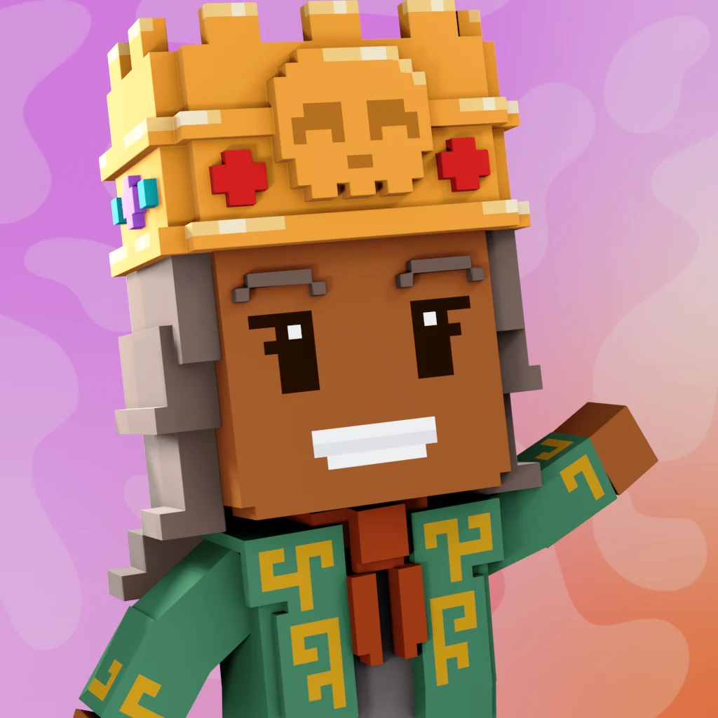 Pirate #7648 voxel render