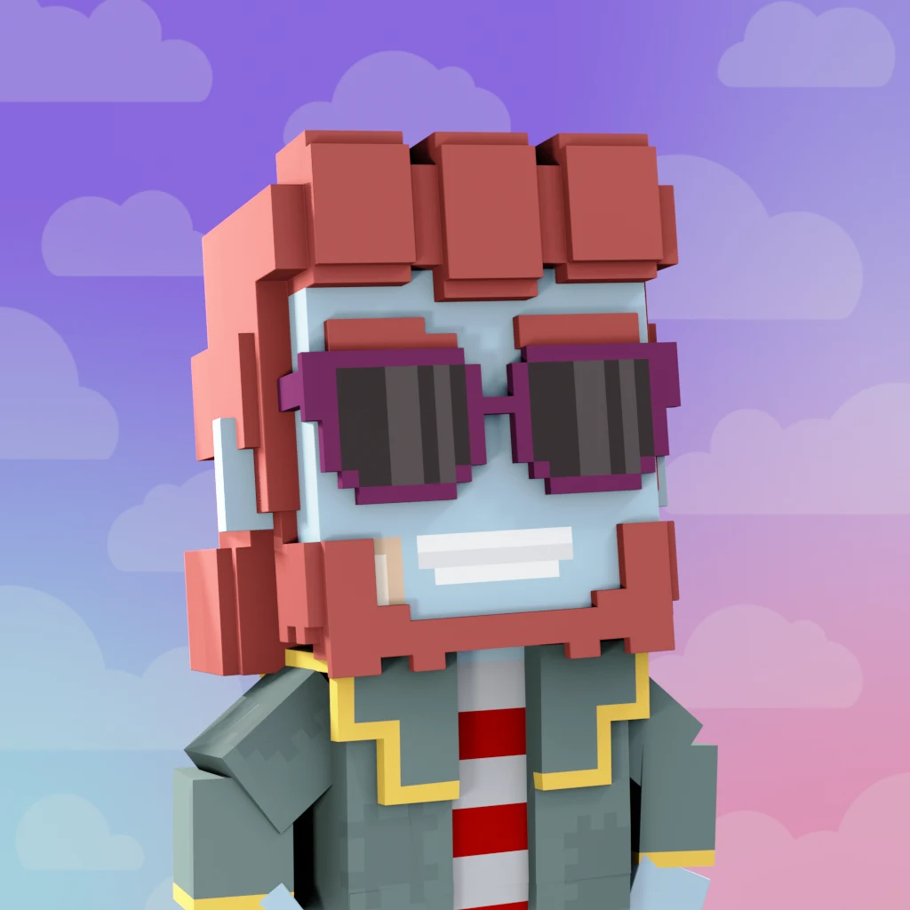 Pirate #765 voxel render