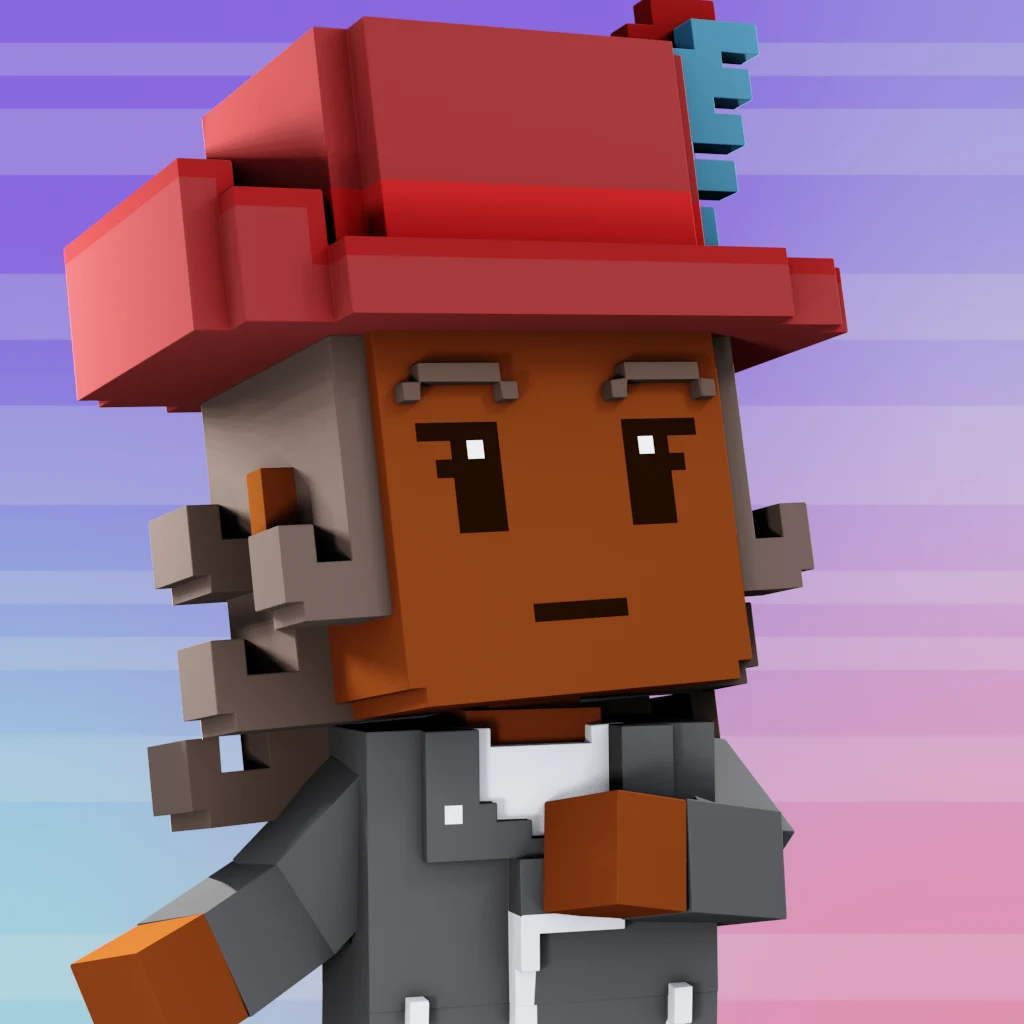 Pirate #7651 voxel render