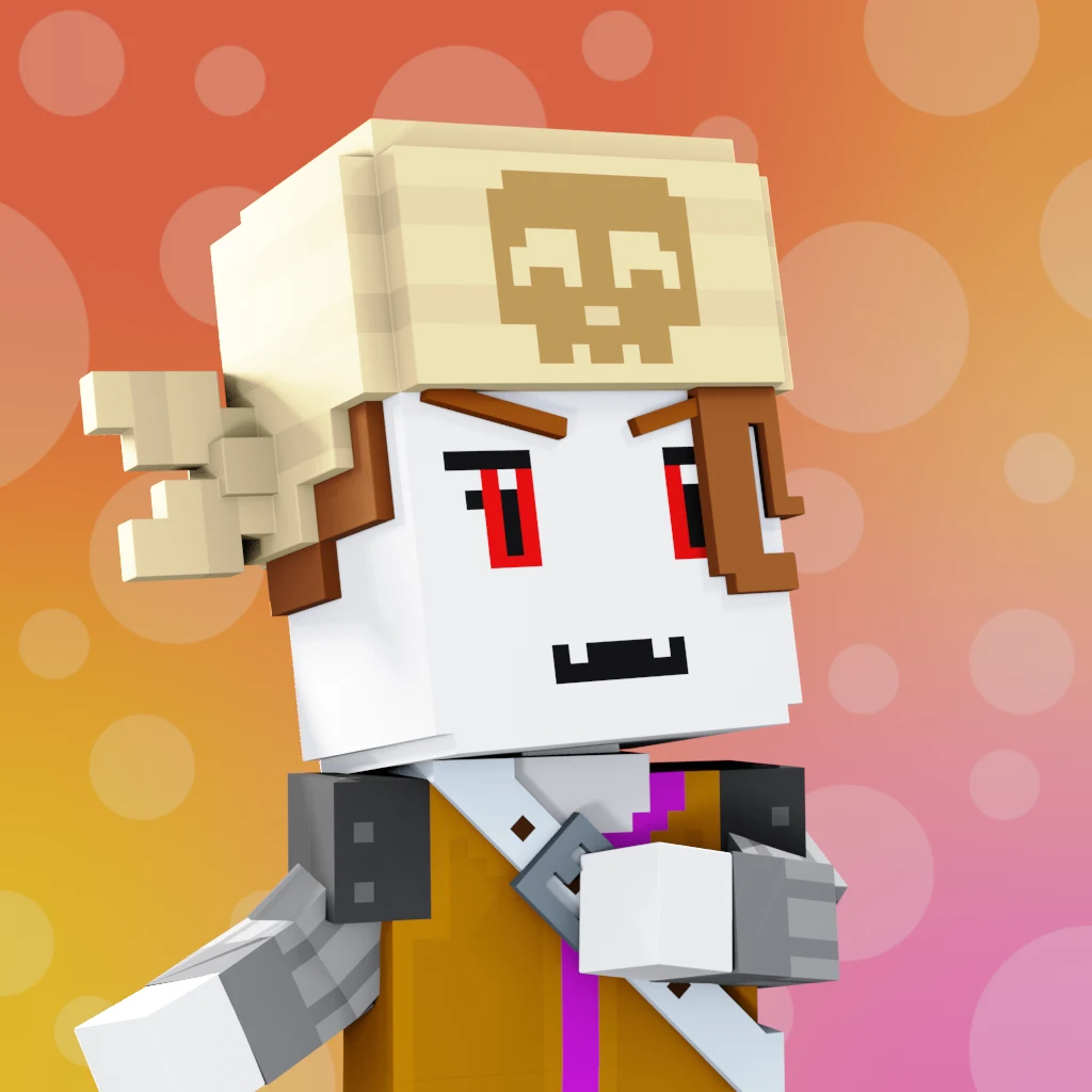 Pirate #7653 voxel render