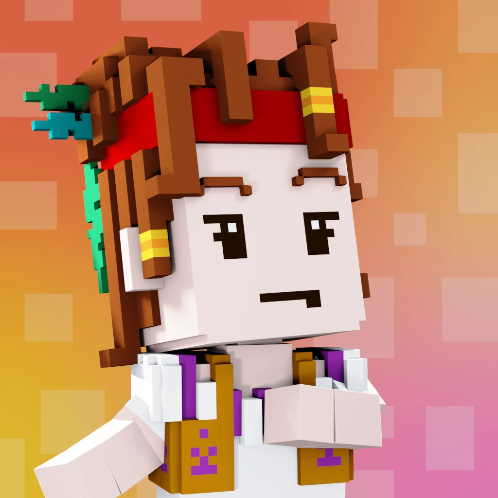 Pirate #7656 voxel render