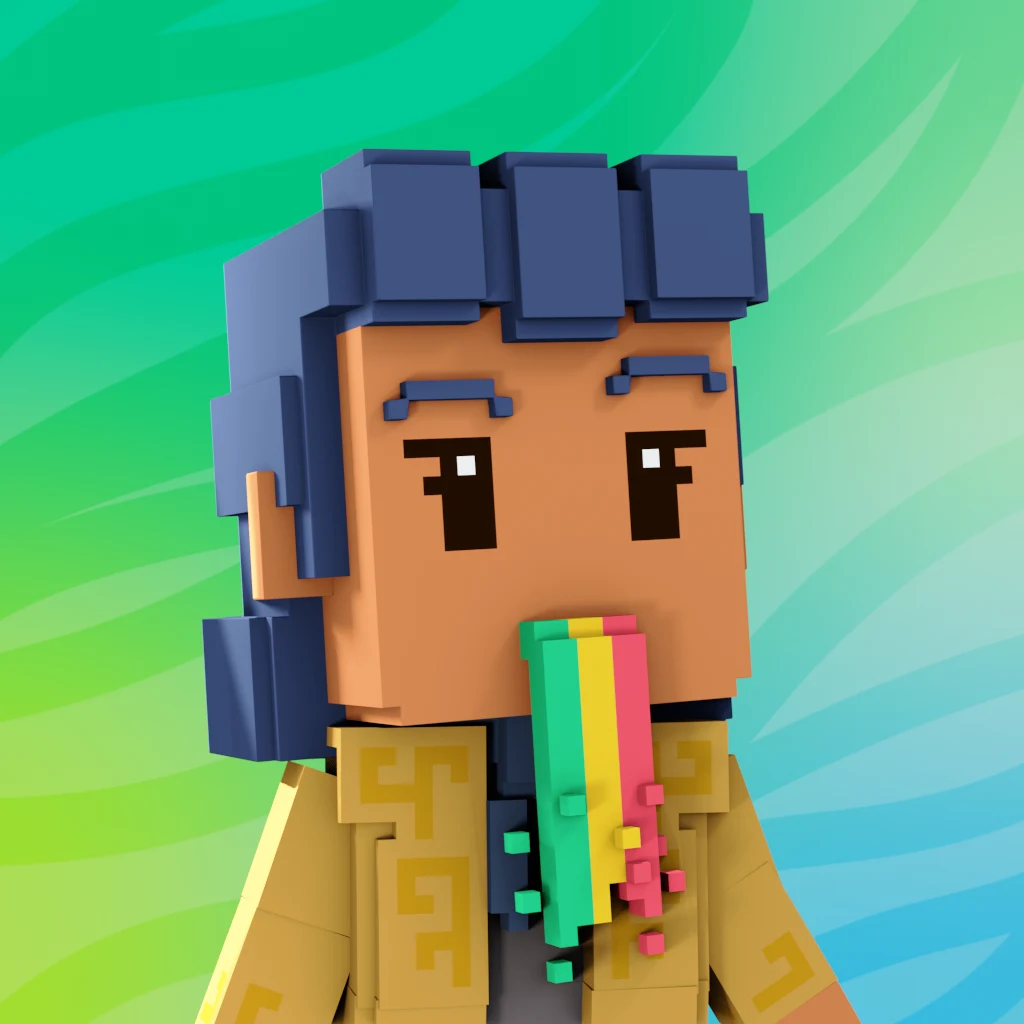 Pirate #7658 voxel render