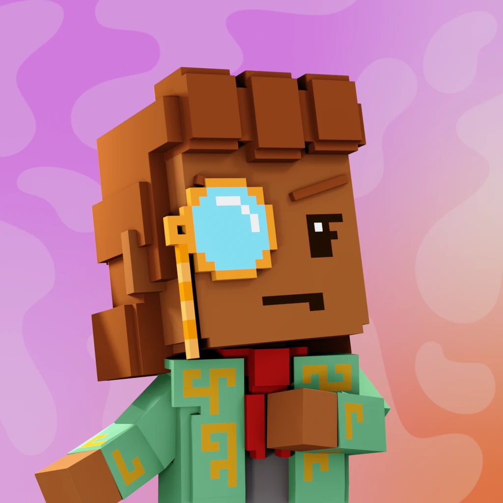 Pirate #7665 voxel render