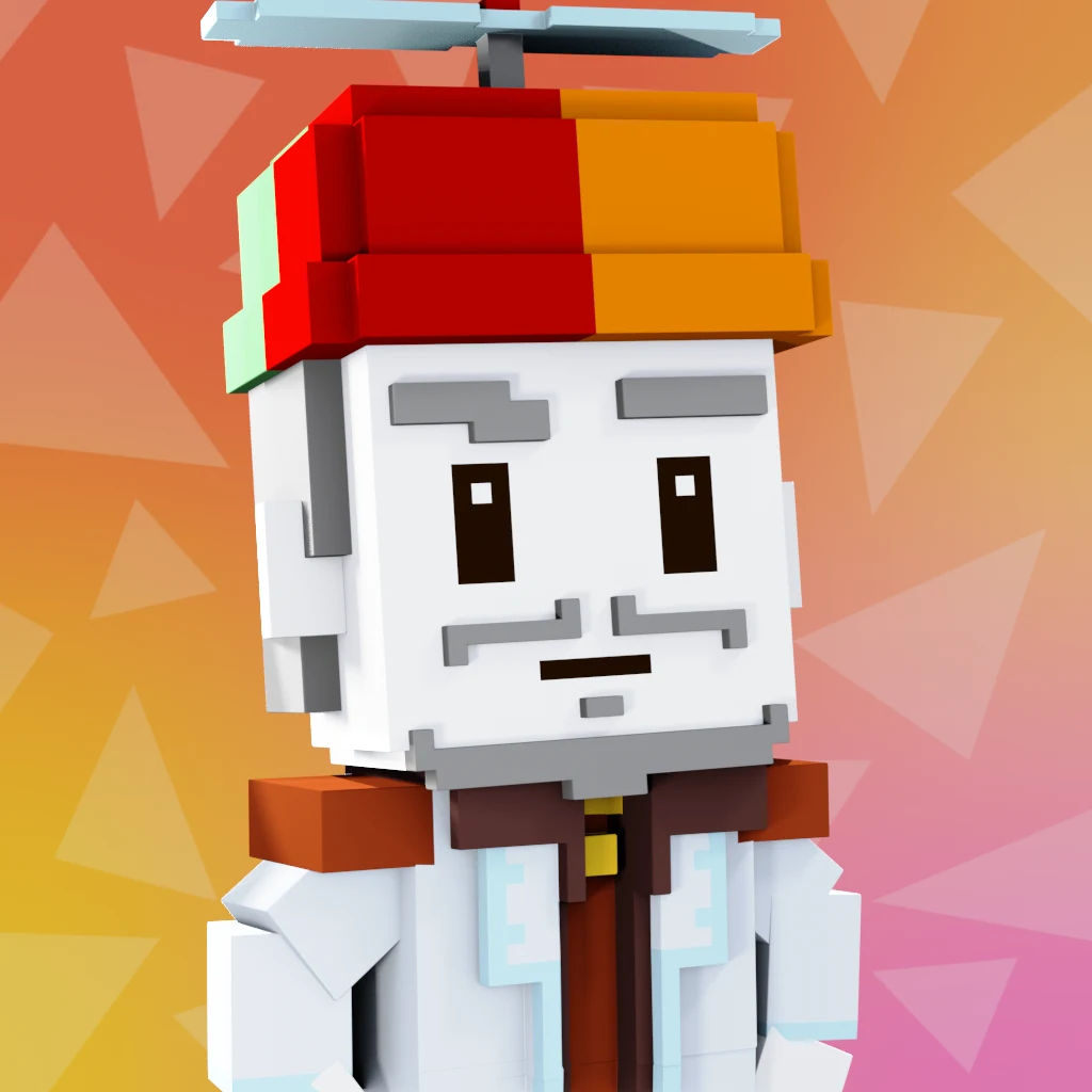 Pirate #7666 voxel render
