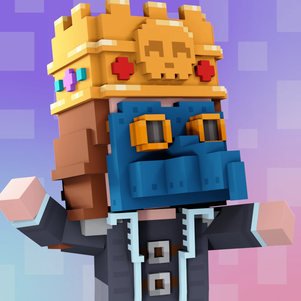 Pirate #7668 voxel render