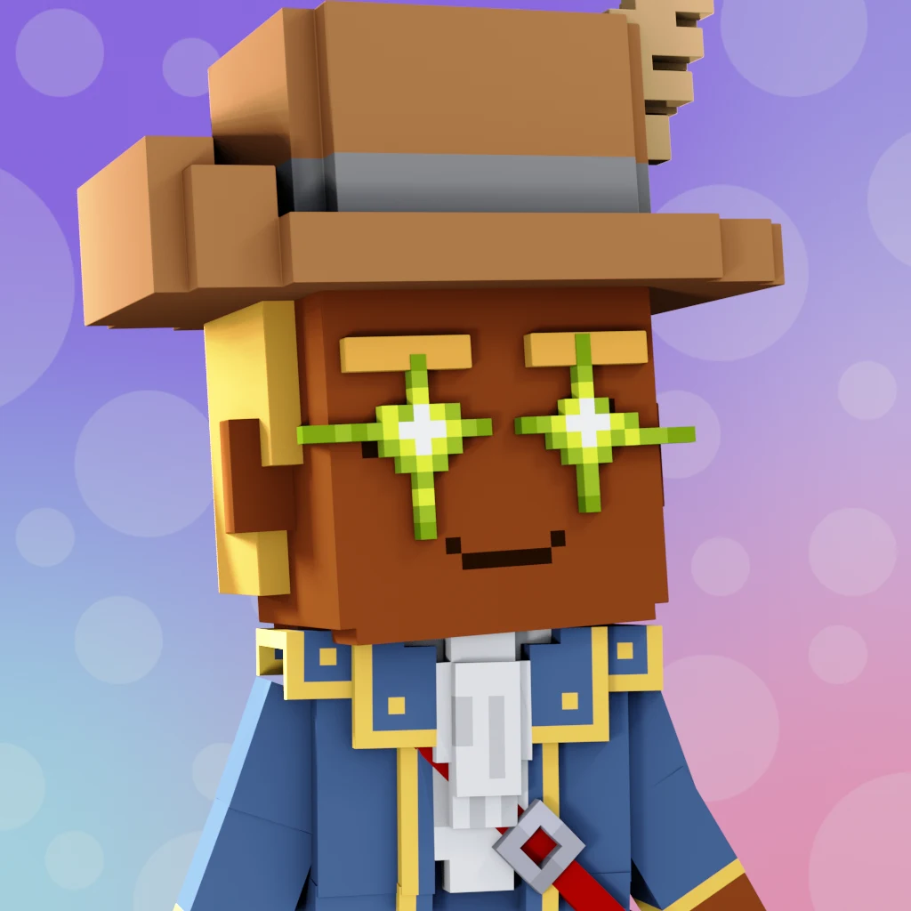 Pirate #767 voxel render