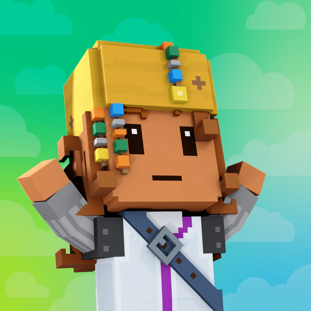 Pirate #7670 voxel render