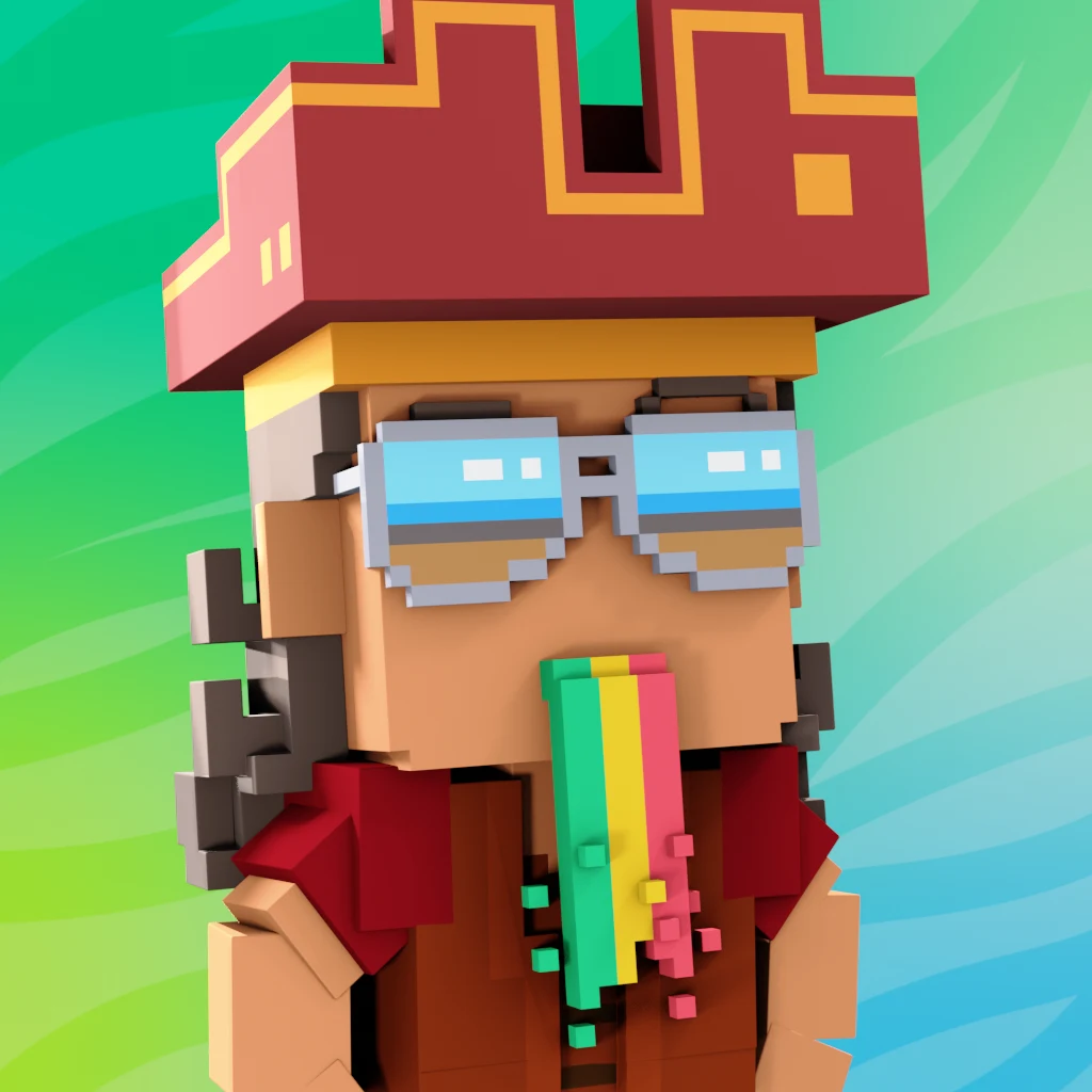 Pirate #7671 voxel render