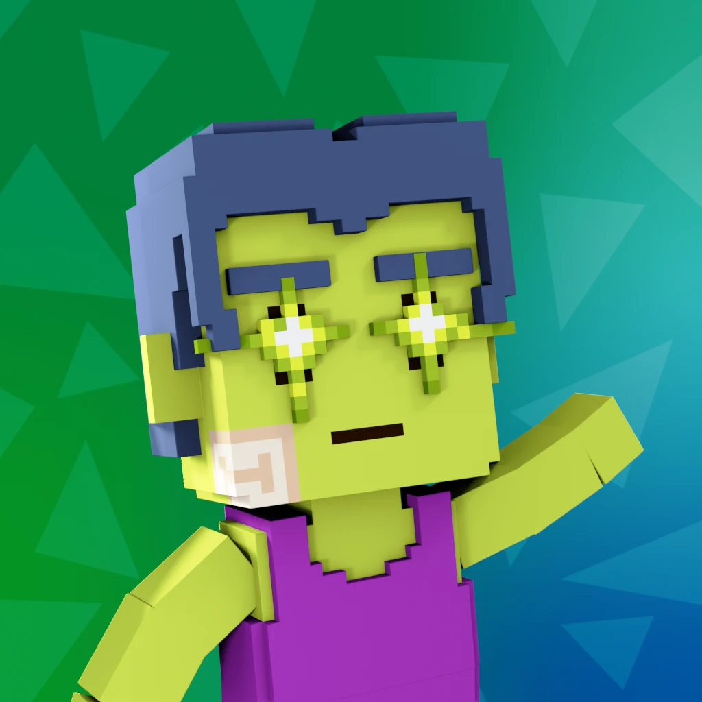 Pirate #7675 voxel render