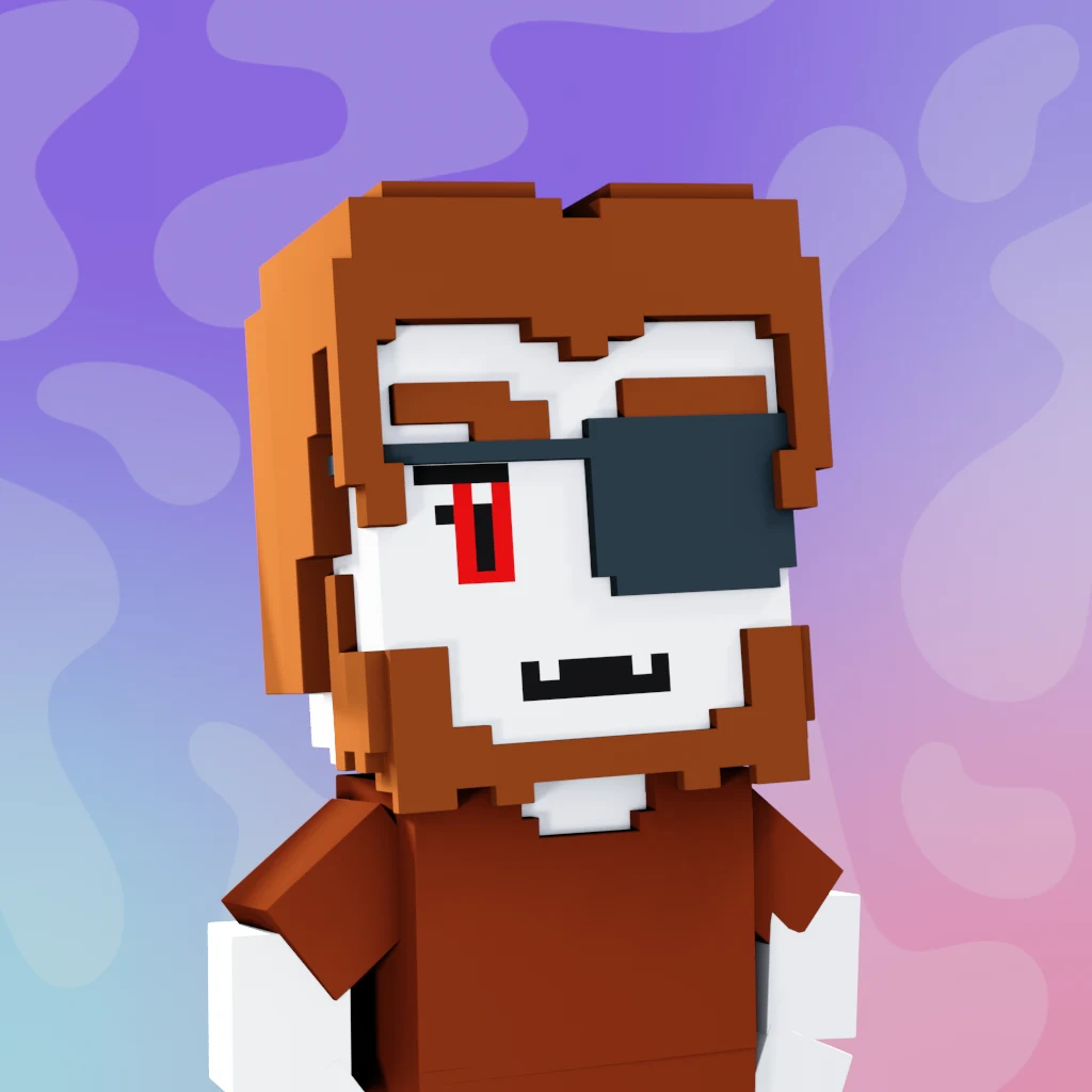 Pirate #7676 voxel render
