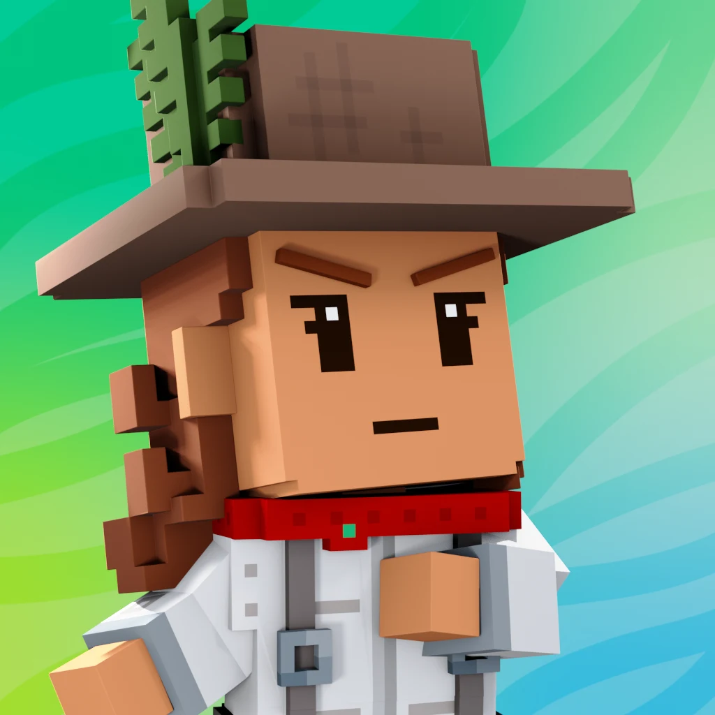 Pirate #7678 voxel render