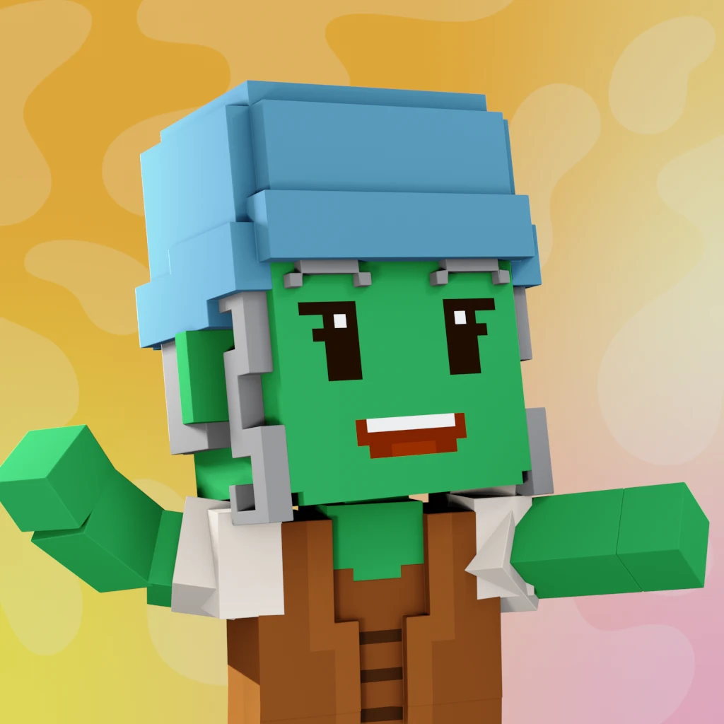 Pirate #768 voxel render