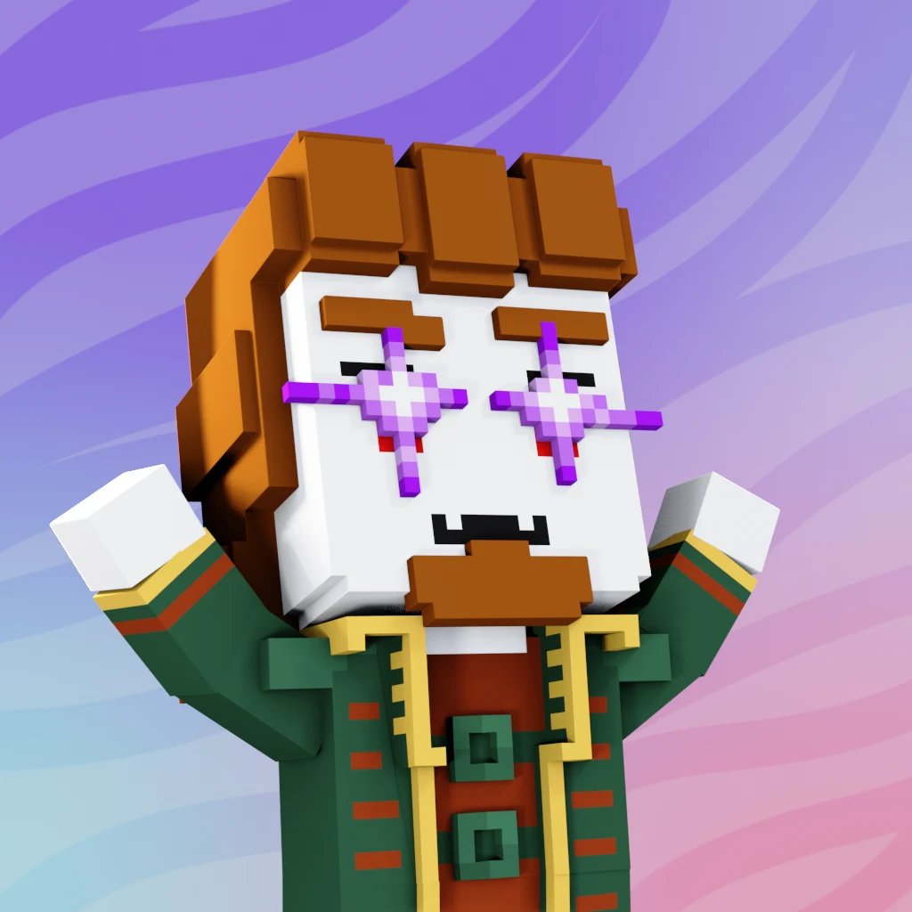 Pirate #7680 voxel render