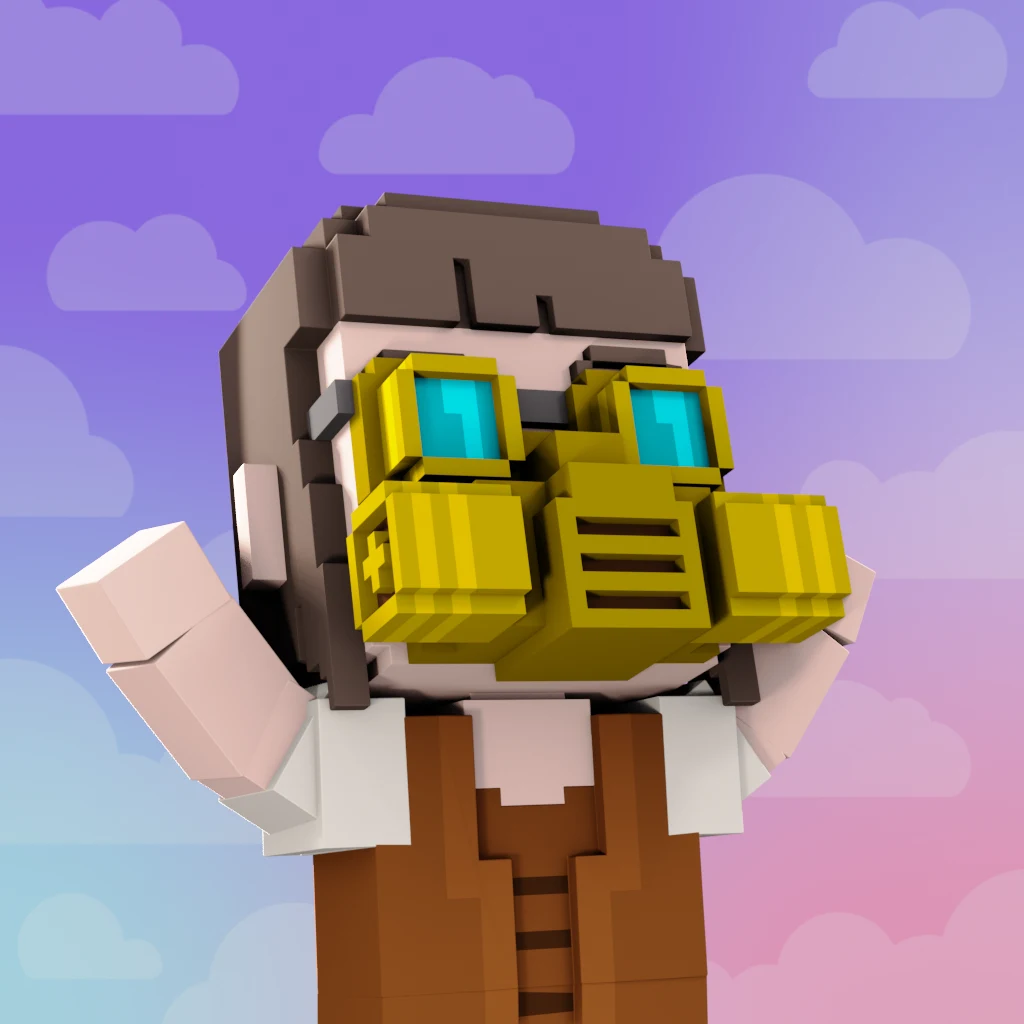 Pirate #7684 voxel render