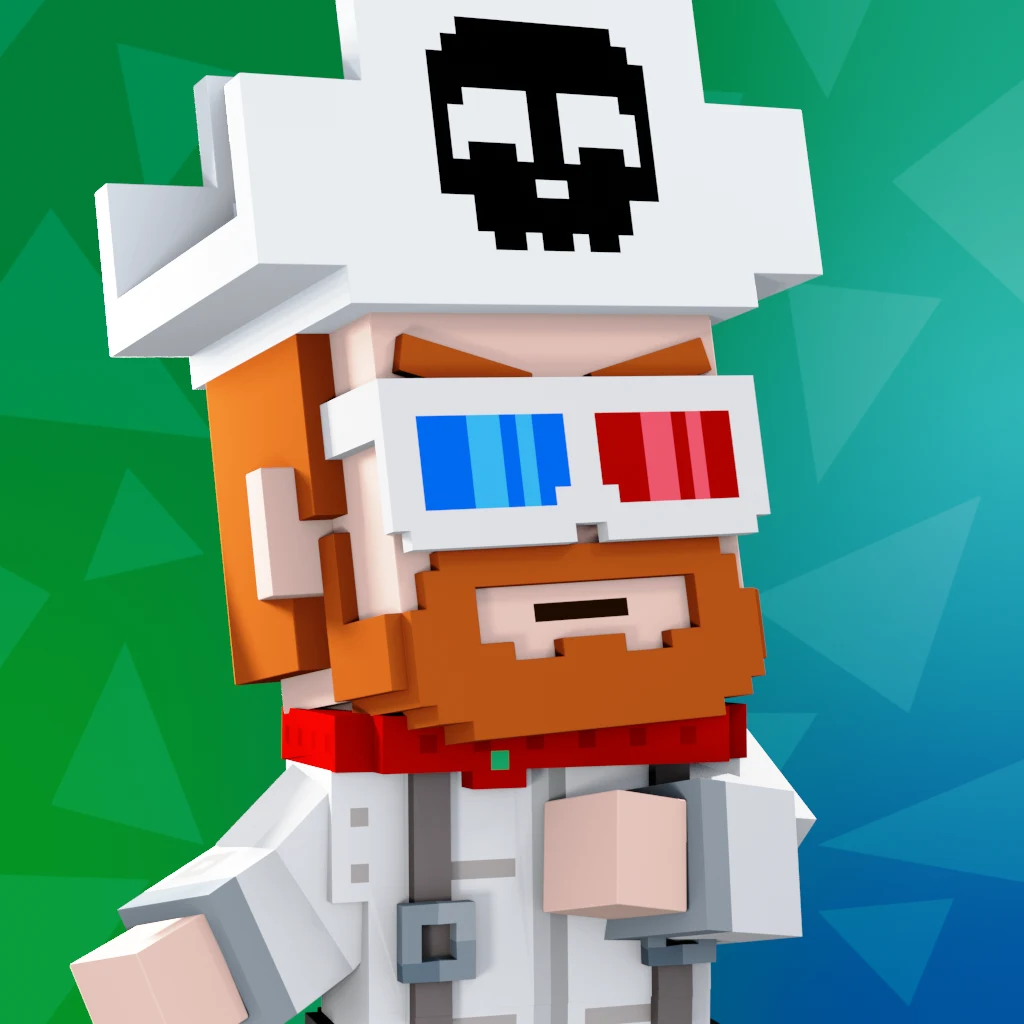 Pirate #7685 voxel render