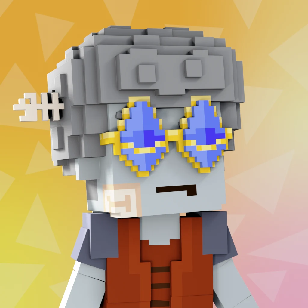 Pirate #7686 voxel render