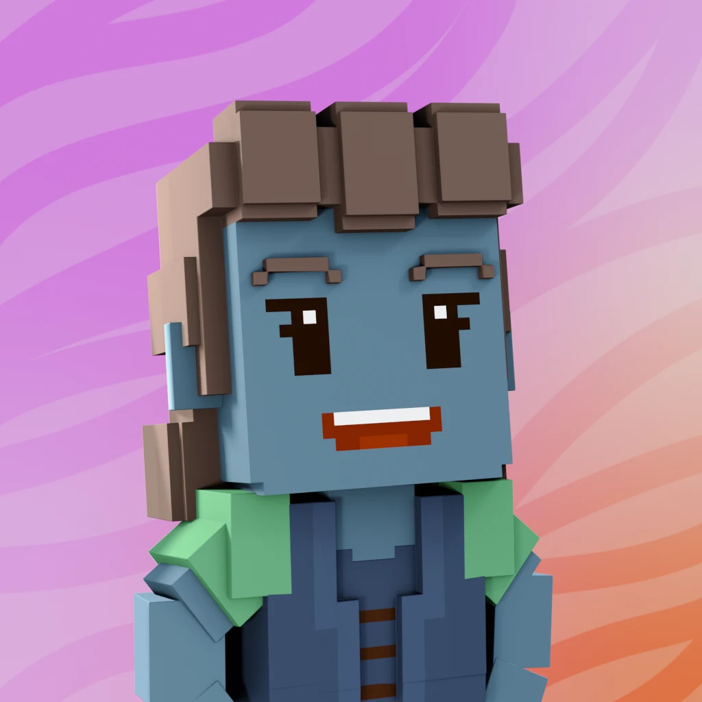 Pirate #7688 voxel render