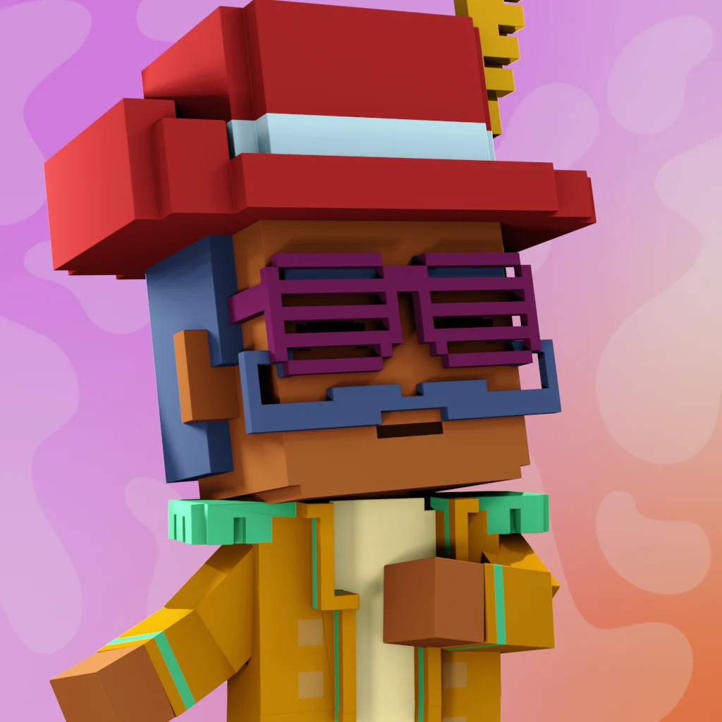Pirate #7689 voxel render